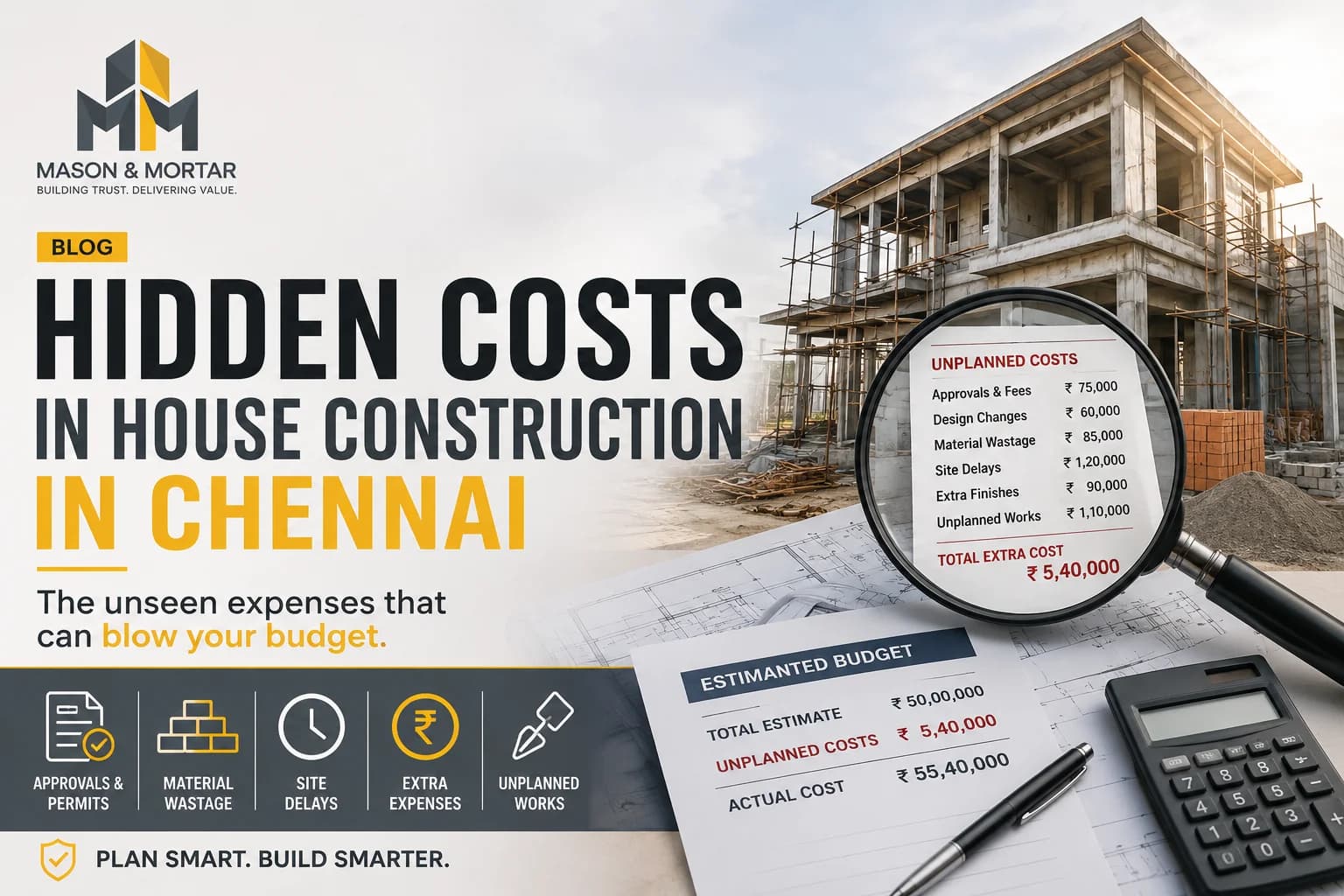 Hidden Costs of Building a House in Chennai (2026): 18 Things Most Construction Quotes Don't Include