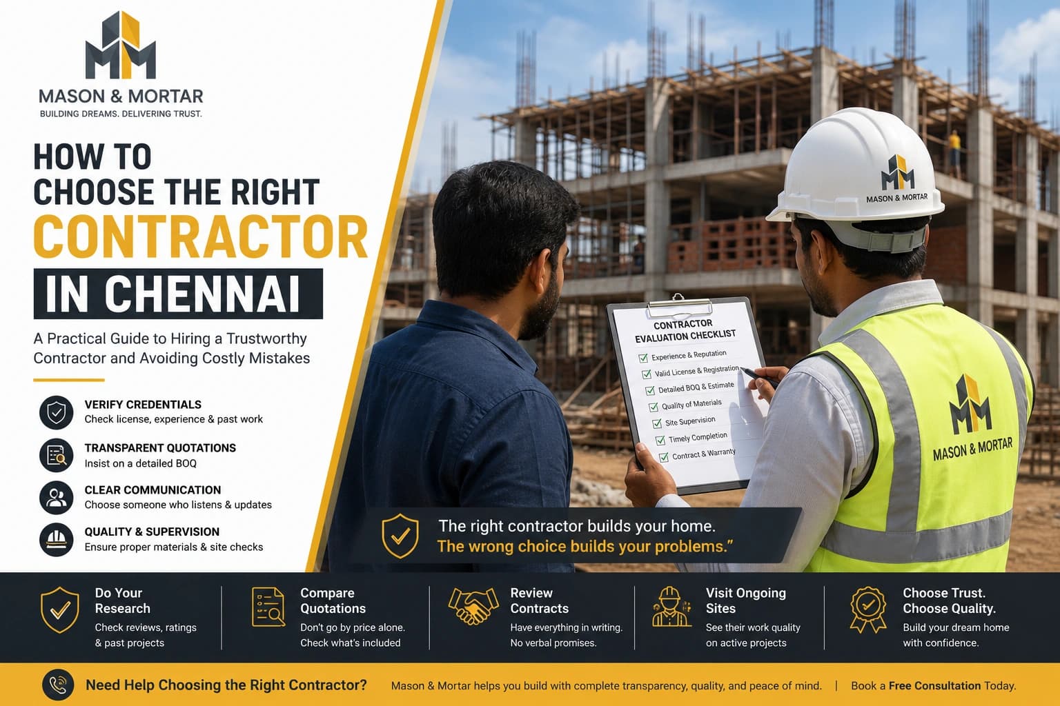 How to Choose a Contractor in Chennai — What Most Homeowners Get Wrong